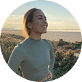 Marie profile image taken in Larnaca circular shape