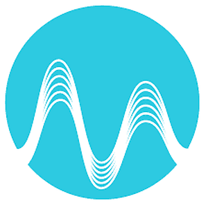 Music radio creative logo